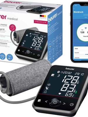 Beurer BM 64 Premium smart blood pressure monitor for upper arm, new
