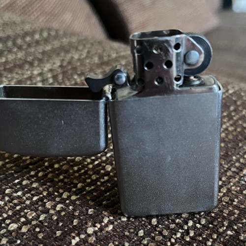 Zippo Slim matte vintage lighter almost unused