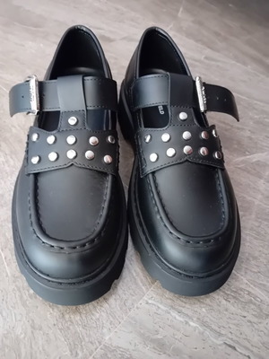 Karl Lagerfeld Mary Jane black shoes size 37 new