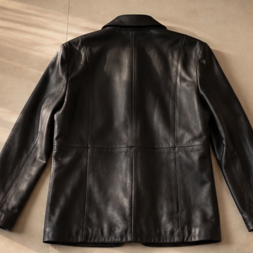 Prince Leather women's leather jacket, genuine black leather
