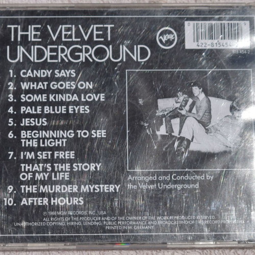 The Velvet Underground CD used, rock