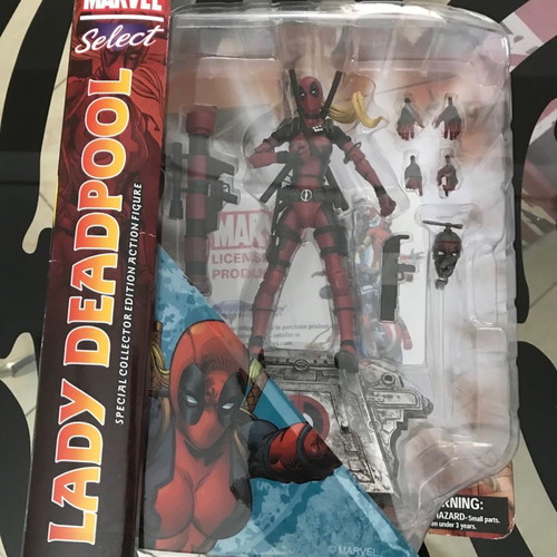 Lady Deadpool Marvel Diamond Select φιγούρα X-Men καινούργια με Zombie Deadpool κεφάλι και πολλά επιπλέον χέρια