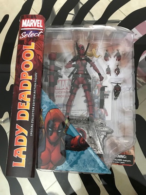 Lady Deadpool Marvel Diamond Select φιγούρα X-Men καινούργια με Zombie Deadpool κεφάλι και πολλά επιπλέον χέρια
