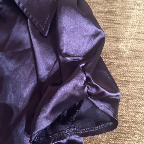 Satin shirt like new, purple, size S