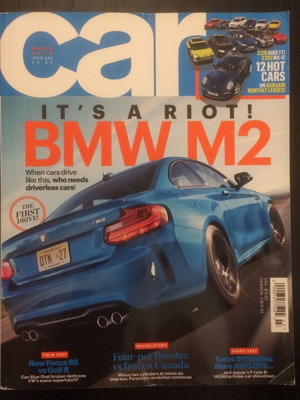 Car magazine used March 2016, English