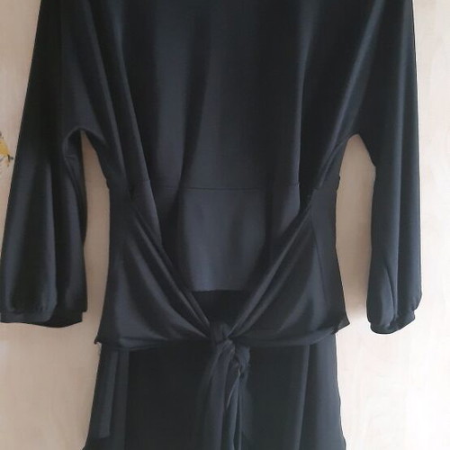 Veloudaki asymmetrical skirt black size M 38 10 like new