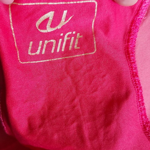 Unifit γυναικείο αθλητικό τοπ τύπου φανελάκι μεταχειρισμένο, νέον ροζ, μεγέθη M έως XL