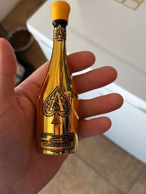 Armand de Brignac 50k miniature champagne bottle, new