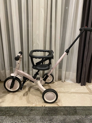 TOPMARK tricycle balance bike with parent handle