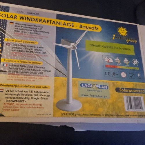 Solar wind generator vintage used, assembly kit