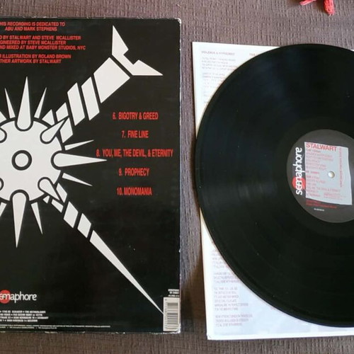Stalwart Violence, Hipocrisy, Bigotry, Greed vinyl record