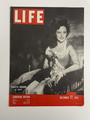 Life vintage περιοδικό 1945 μεταχειρισμένο, αγγλική έκδοση