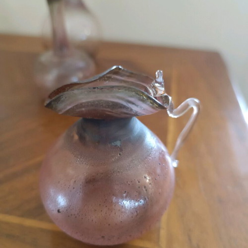 Collectible set of ancient glass vessel replicas like new
