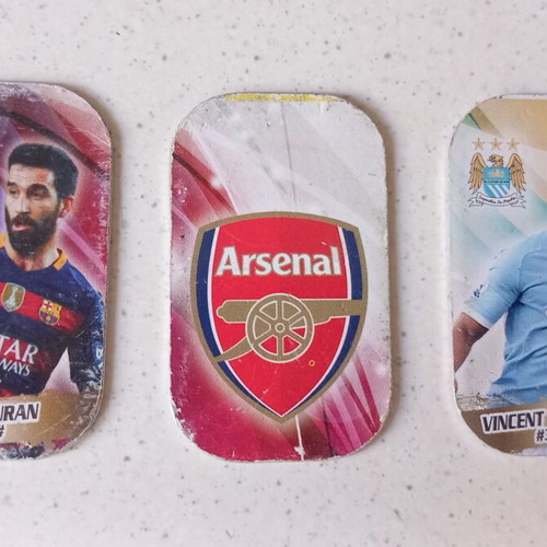 All Stars Europe football tags used, pack of 3