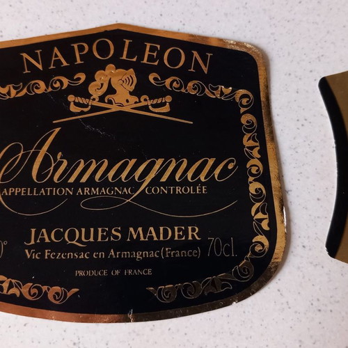Napoleon Armagnac label used