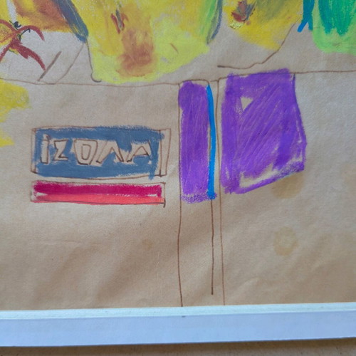 Stergios Tsioumas painting "Kydonia on the Fridge" used