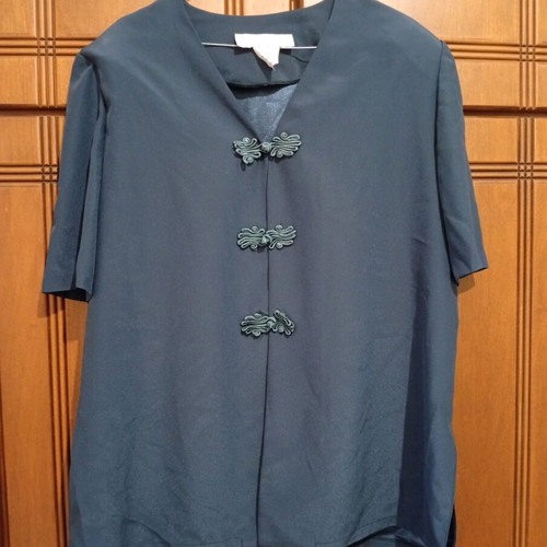 Oversize Dynasta shirt used, size 54, blue