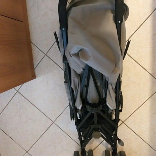Joie stroller used with waterproof canopy