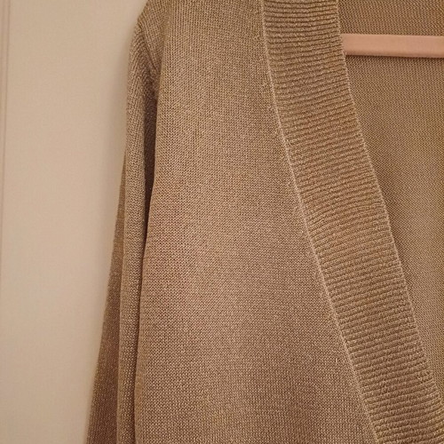 Guess silk top and gold evening Zara pullover like new size Large