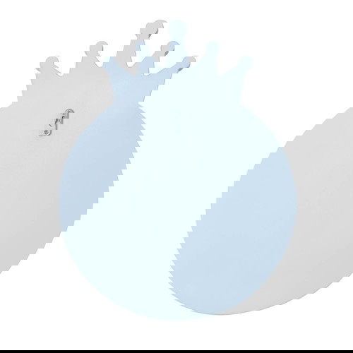 Καθρέφτης τοίχου Κορώνα γαλάζιος με ξύλινο πλαίσιο νέος