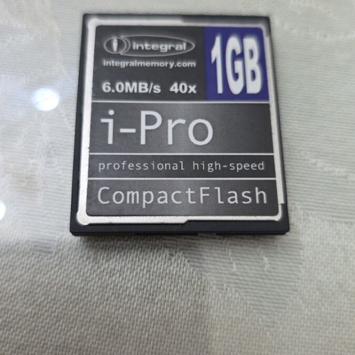 Integral i-Pro 40x 1Gb Compact Flash Camera Memory Card used