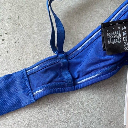 Balconette bra new, blue, H&M
