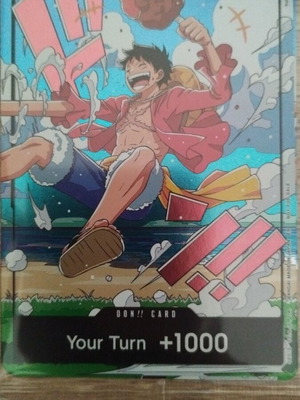 One Piece Luffy+ Zoro Don запечатана карта