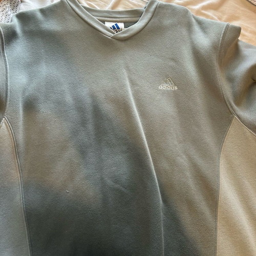 Adidas vintage sweater like new, turquoise, XL