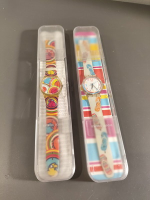 Swatch Gent watches, pack of 2, colorful