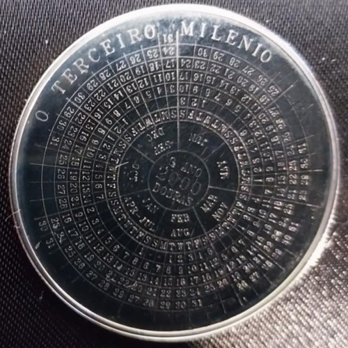 Commemorative coin Sao Tome and Principe new 1998 Milenio