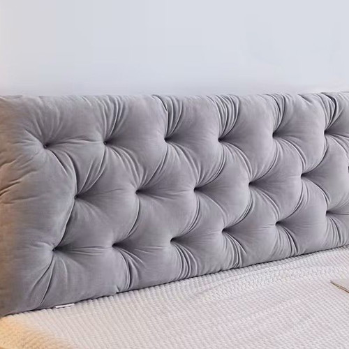 Velvet pillow for bed headboard new