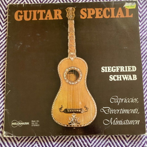 Guitar Special Siegfried Schwab vinyl used, classical music