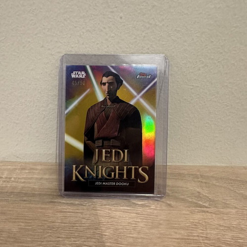Topps Finest Star Wars Smugglers Outpost Jedi Knights JEDI MASTER DOOKU card