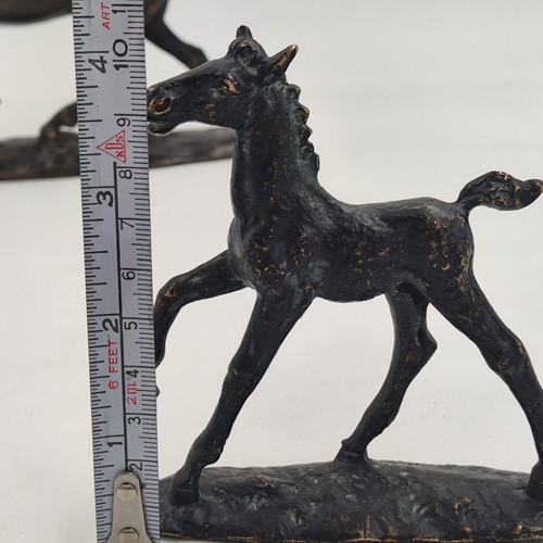 Erich Saalmann bronze horse sculptures used