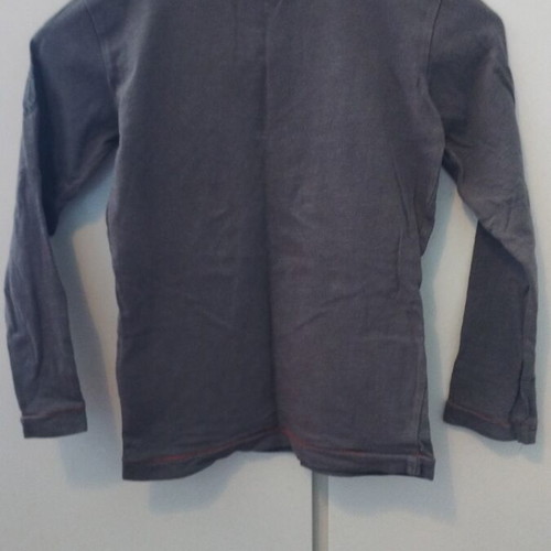 Replay cotton long-sleeve kids shirt like new, gray, size 116 cm
