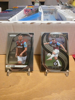 Andy Irving rookie cards like new, 2 pieces Panini Prizm and Select