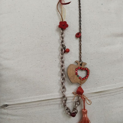 Necklace used with red gem missing