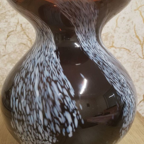 Colored Glass Vase like new