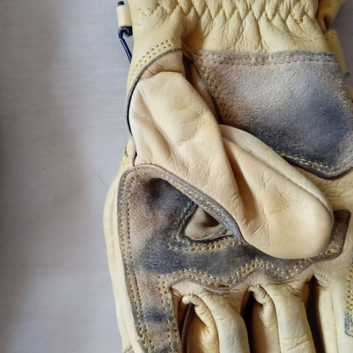 Spirit Motors Leather Motorcycle Gloves No 9 L used