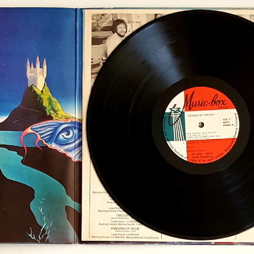 Boney M Oceans Of Fantasy vinyl record like new, Greek pressing