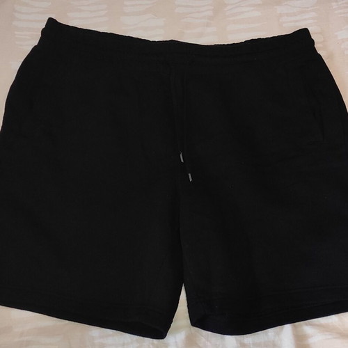 Shorts black men's with velvet lining, like new, worn once