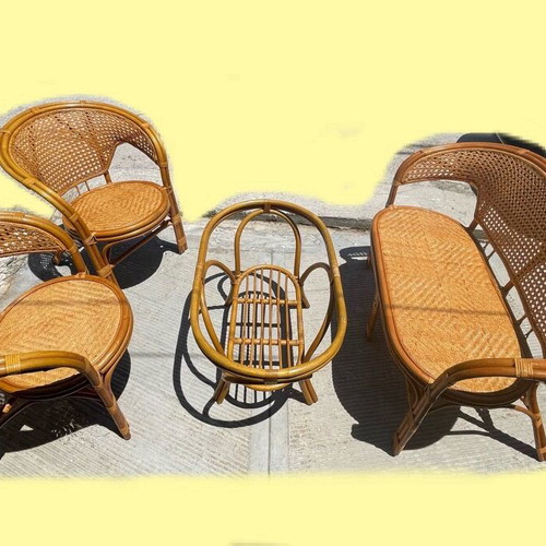 Bamboo sofa set new seating furniture