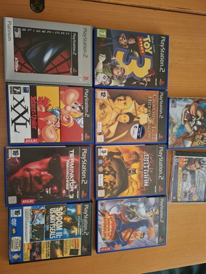 Παιχνίδια Play Station 2 μεταχειρισμένα, πακέτο 10 τεμαχίων