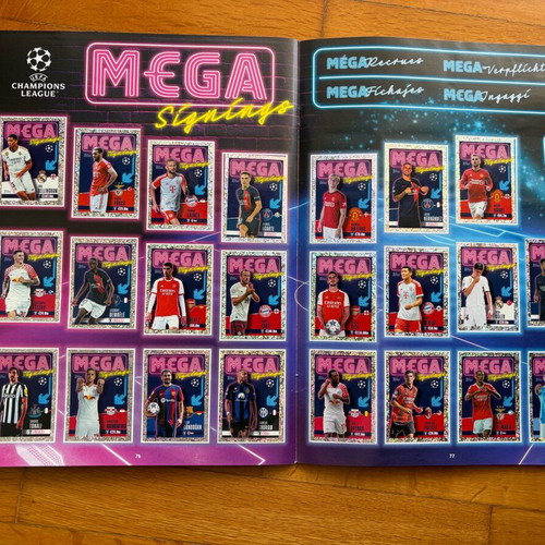 2023-24 Topps Uefa Champions League άλμπουμ σαν καινούργιο, συμπληρωμένο