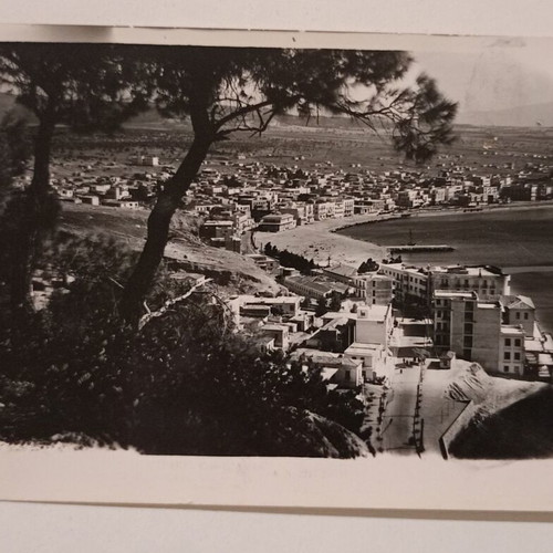 Καρτ ποστάλ "Άποψη Λουτρακίου" 1950 ασπρόμαυρη μεταχειρισμένη