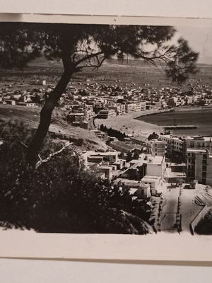 Καρτ ποστάλ "Άποψη Λουτρακίου" 1950 ασπρόμαυρη μεταχειρισμένη