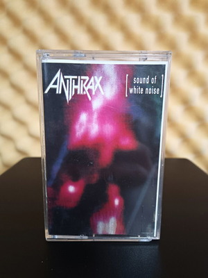 Anthrax Sound of White Noise cassette tape used