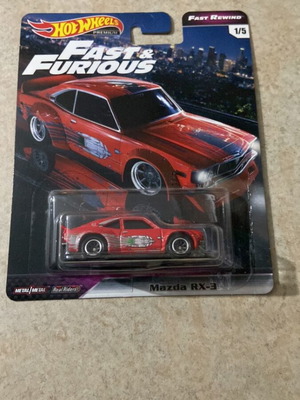 Hot Wheels Fast and Furious Mazda RX3 like new