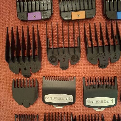 Clipper combs for Wahl, Oster and similar hair clippers