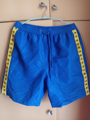 Boys' swim shorts size 14, blue, like new